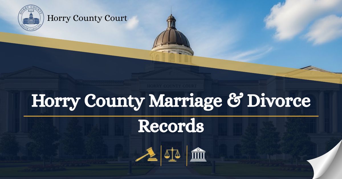 Horry County Marriage & Divorce Records